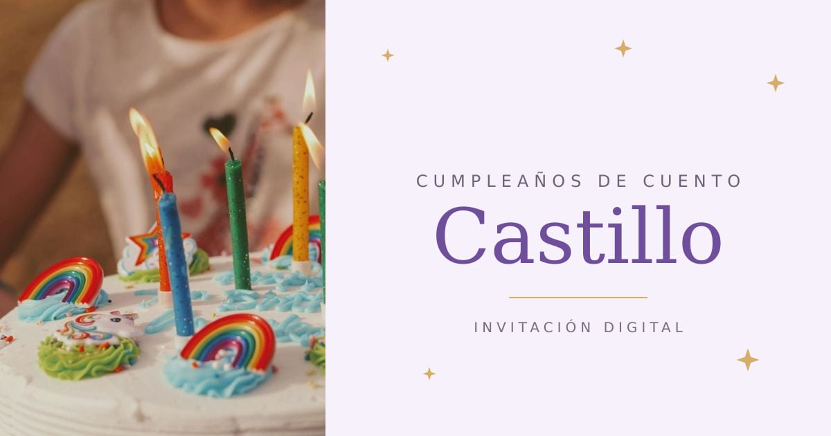 Portada de la invitación Castillo